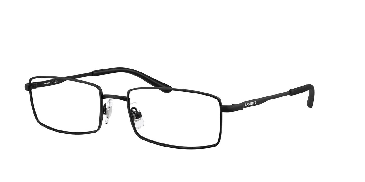 Lentes Ópticos Arnette 0AN6154 Negro mate – vista tres cuartos sin sombra