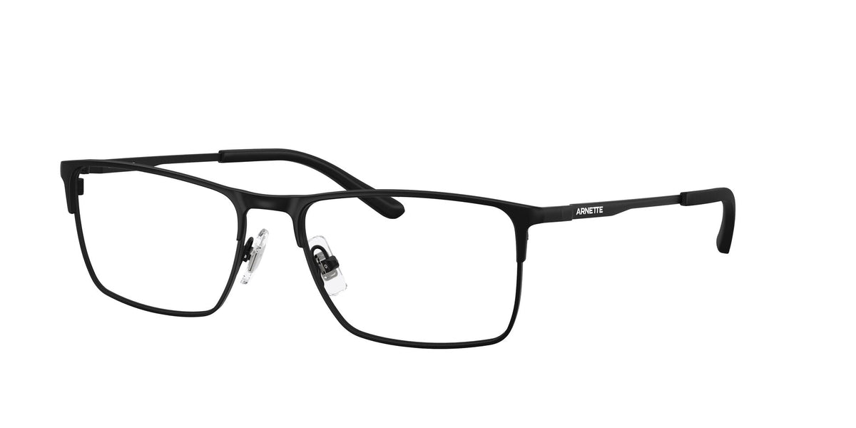 Lentes Ópticos Arnette 0AN6155 Negro mate – vista tres cuartos sin sombra
