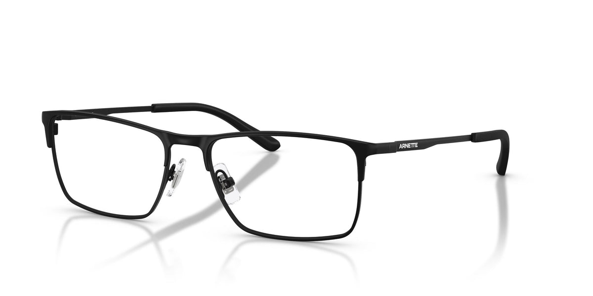 Lentes Ópticos Arnette 0AN6155 Negro mate – vista tres cuartos