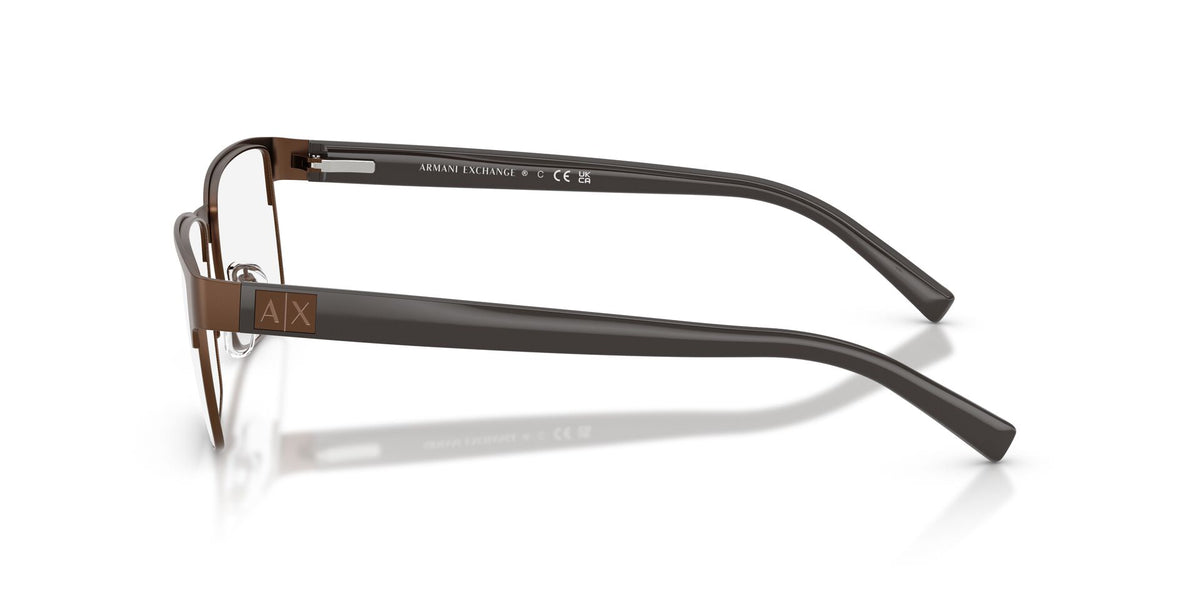 Lentes Ópticos Armani Exchange 0AX1019 Café mate – vista lateral
