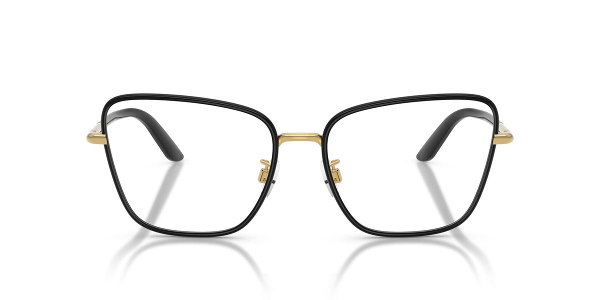 Lentes Ópticos Dolce & Gabbana 0DG1359 Dorado y negro – vista frontal