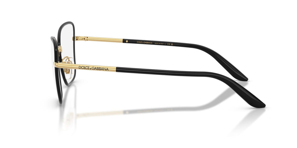 Lentes Ópticos Dolce & Gabbana 0DG1359 Dorado y negro – vista lateral