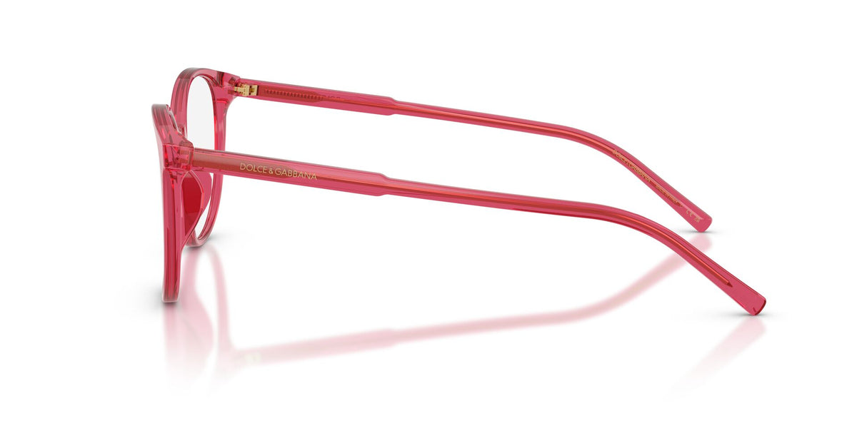 Lentes Ópticos Dolce & Gabbana 0DG3425 Cereza transparente – vista tres cuartos