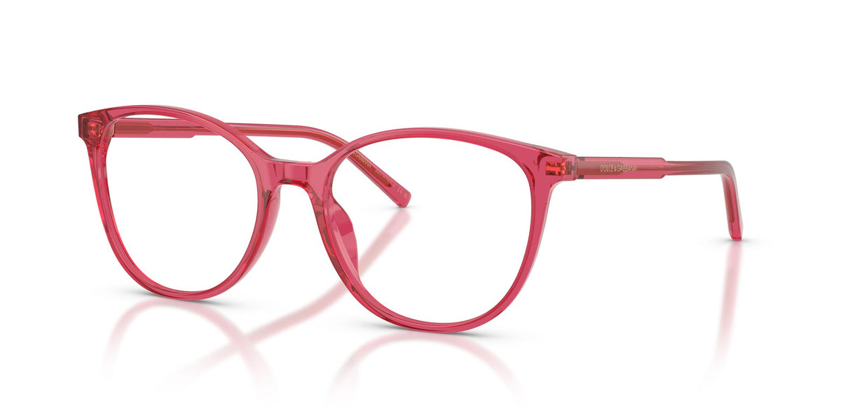 Lentes Ópticos Dolce & Gabbana 0DG3425 Cereza transparente – vista tres cuartos
