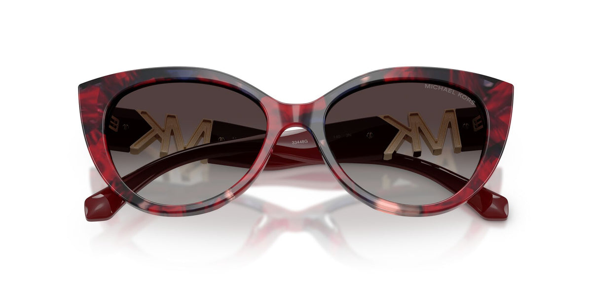 Lentes de Sol Michael Kors Catalina 0MK2291U Carey merlot – vista frontal cerrado
