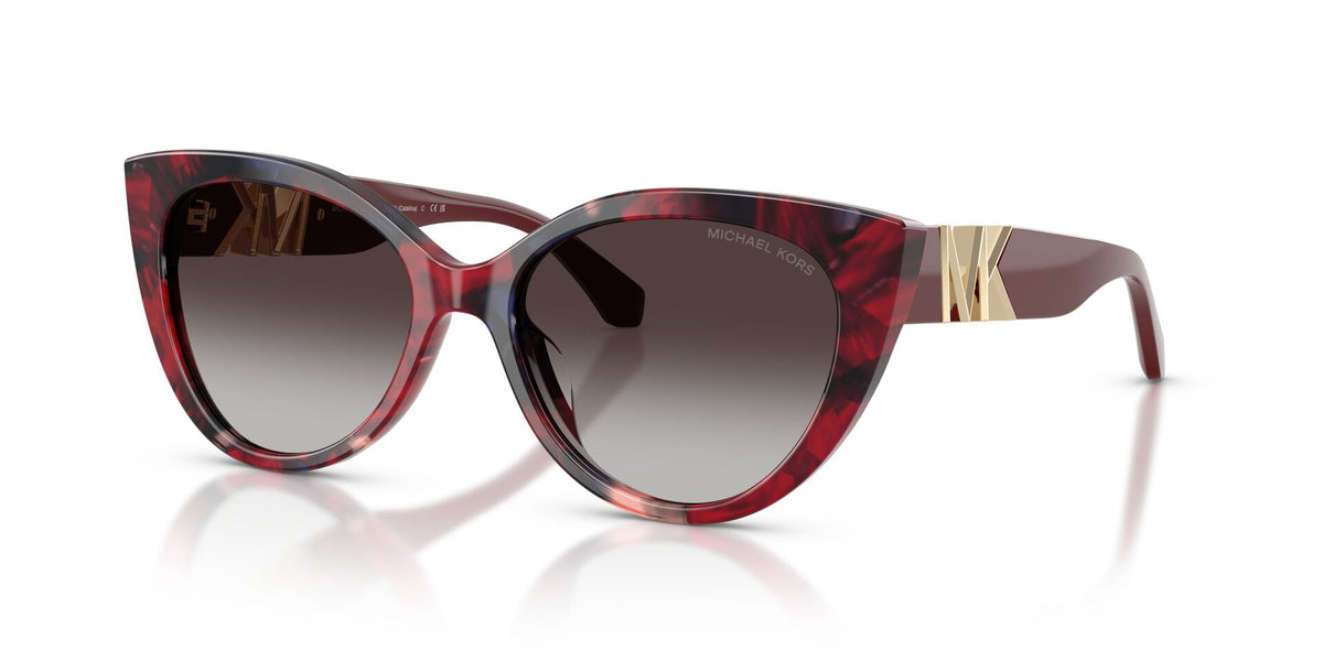 Lentes de Sol Michael Kors Catalina 0MK2291U Carey merlot – vista tres cuartos