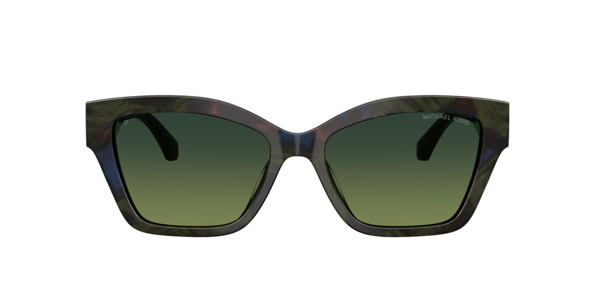 Lentes de Sol Michael Kors Santa Barbara 0MK2292U Carey oliva – vista frontal sin sombra