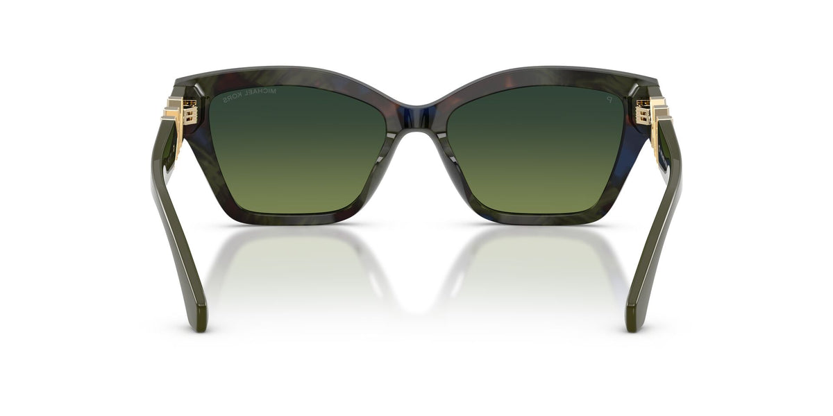 Lentes de Sol Michael Kors Santa Barbara 0MK2292U Carey oliva – vista posterior