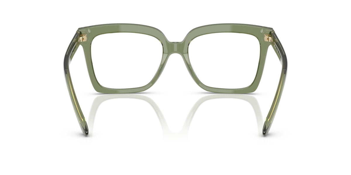 Lentes Ópticos Michael Kors San Sebastian 0MK4143 Verde transparente – vista posterior