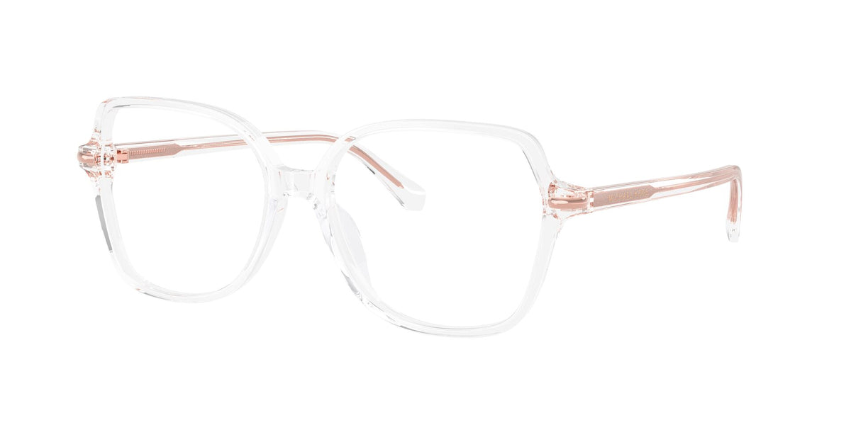 Lentes Ópticos Michael Kors Goa 0MK4197U Transparente – vista tres cuartos sin sombra