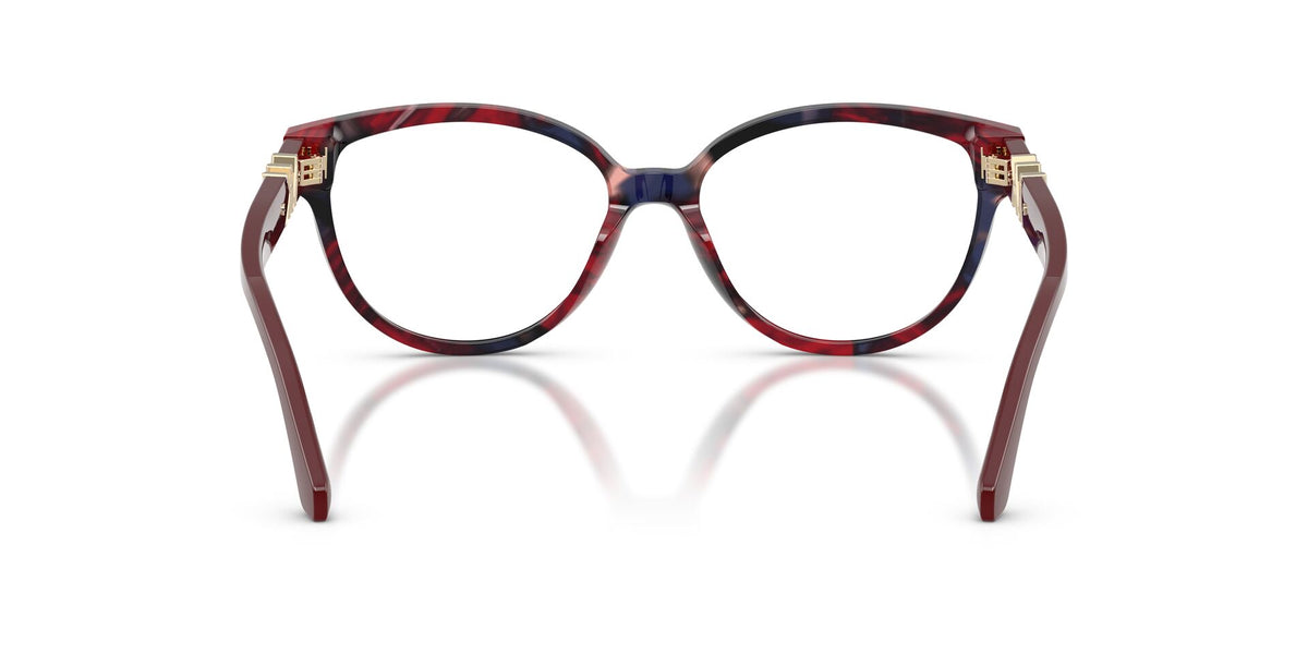 Lentes Ópticos Michael Kors Half Moon Bay 0MK4202U Carey merlot – vista posterior