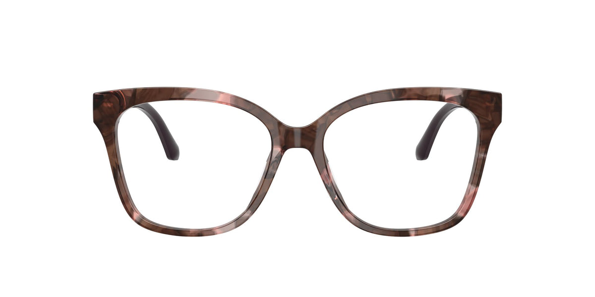 Lentes Ópticos Michael Kors Topanga 0MK4203U Carey rosa – vista frontal sin sombra