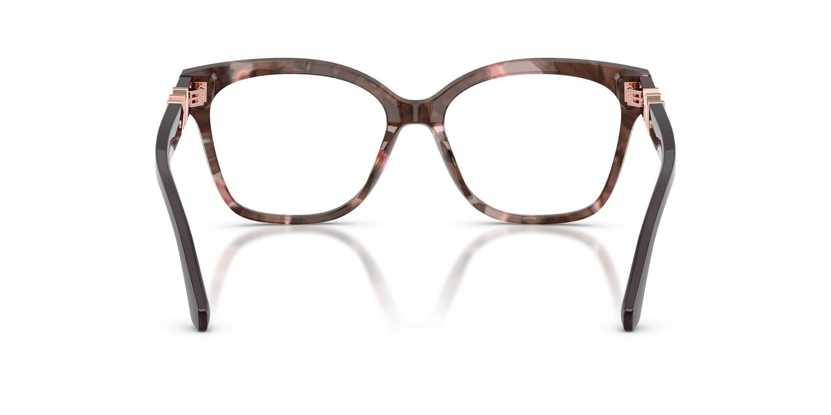 Lentes Ópticos Michael Kors Topanga 0MK4203U Carey rosa – vista posterior