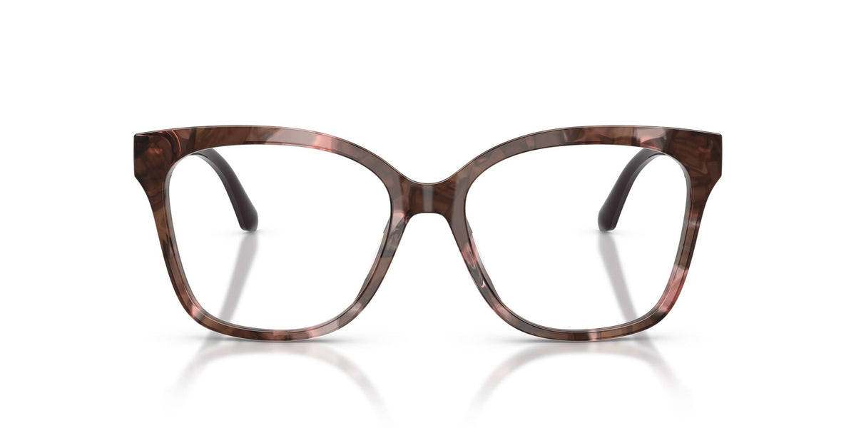 Lentes Ópticos Michael Kors Topanga 0MK4203U Carey rosa – vista frontal