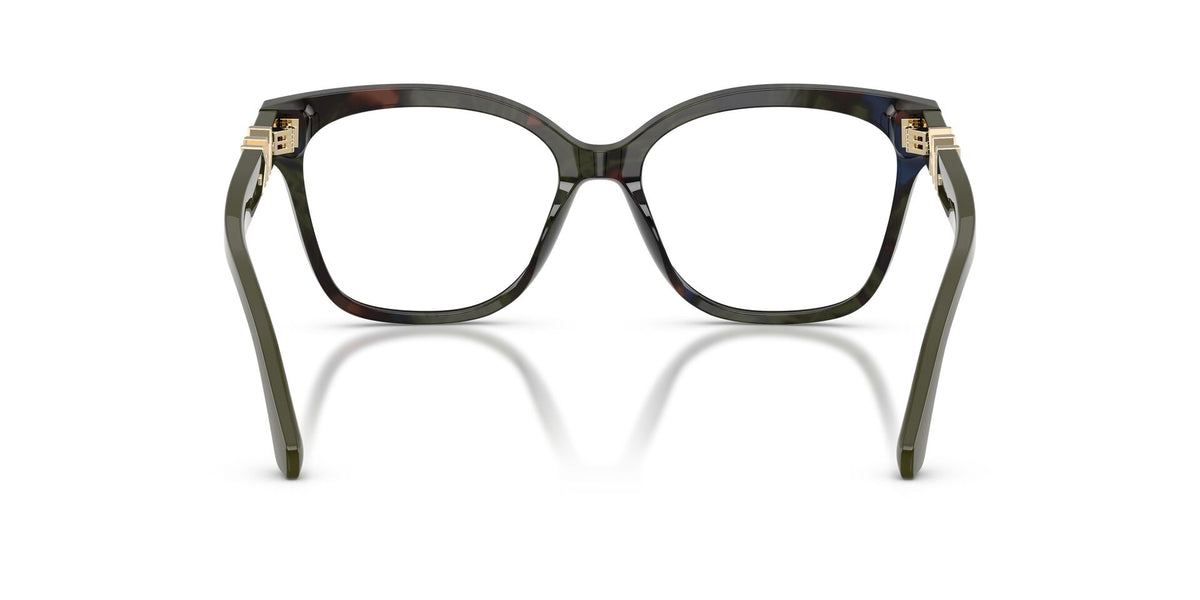 Lentes Ópticos Michael Kors Topanga 0MK4203U Carey oliva – vista posterior