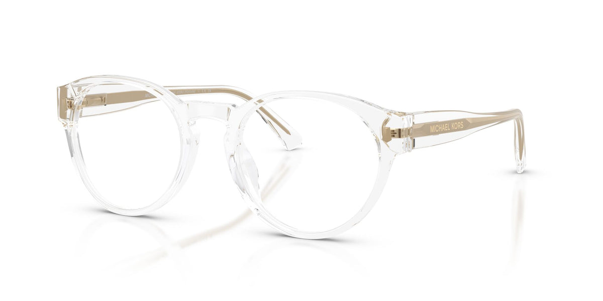Lentes Ópticos Michael Kors Korcula 0MK4209U Transparente – vista tres cuartos