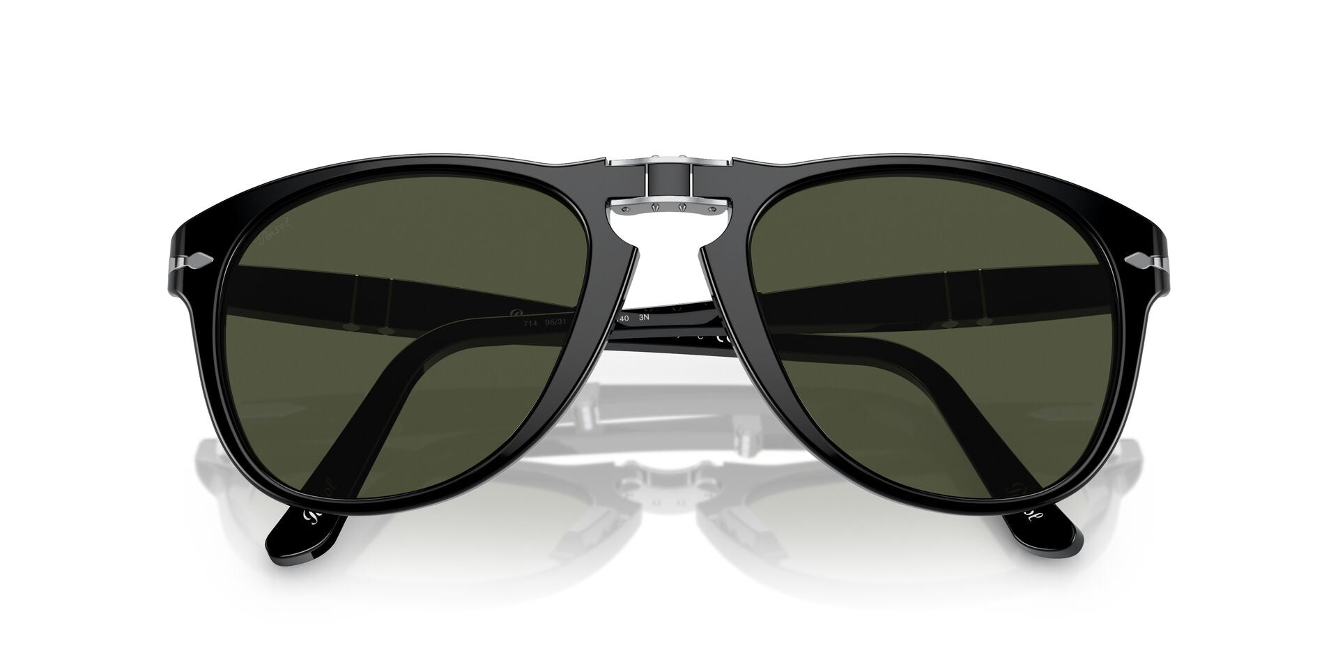 LENTES DE SOL PERSOL 0PO0714 – BLACK / GREEN CLASSIC