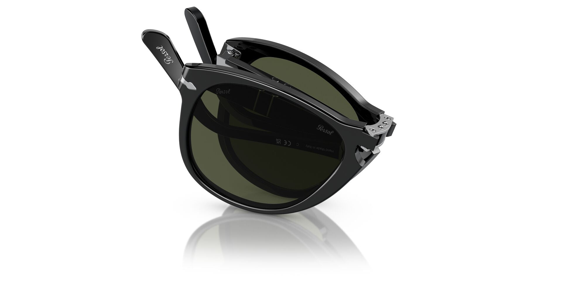 LENTES DE SOL PERSOL 0PO0714 – BLACK / GREEN CLASSIC