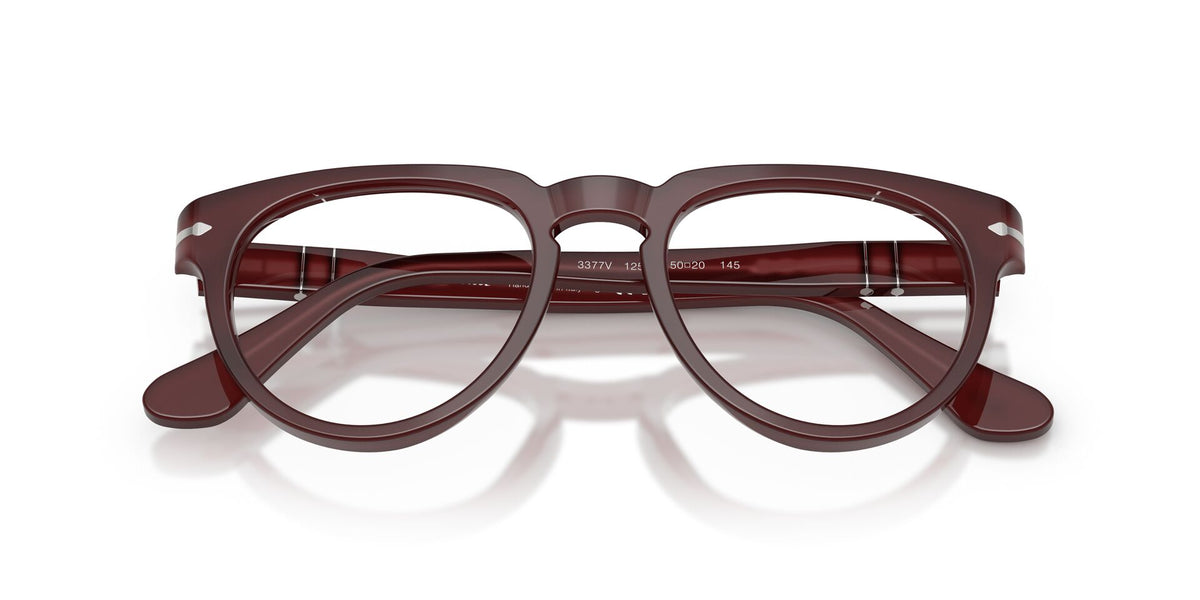 Lentes Ópticos Persol 0PO3377V Burdeo – vista frontal cerrado