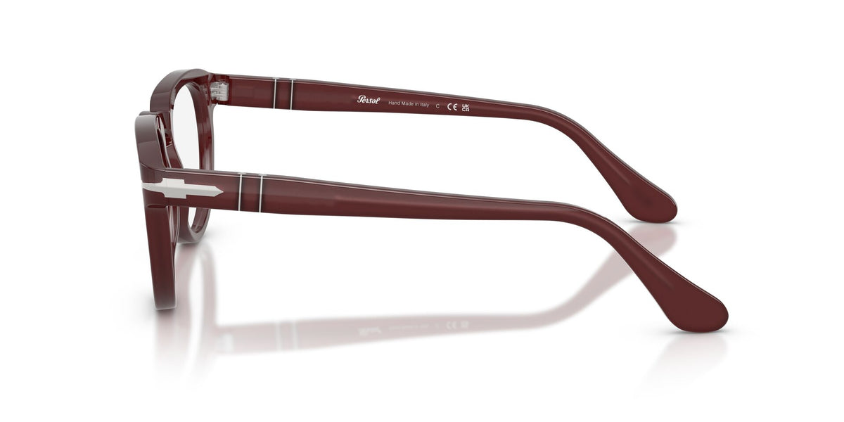 Lentes Ópticos Persol 0PO3377V Burdeo – vista tres cuartos