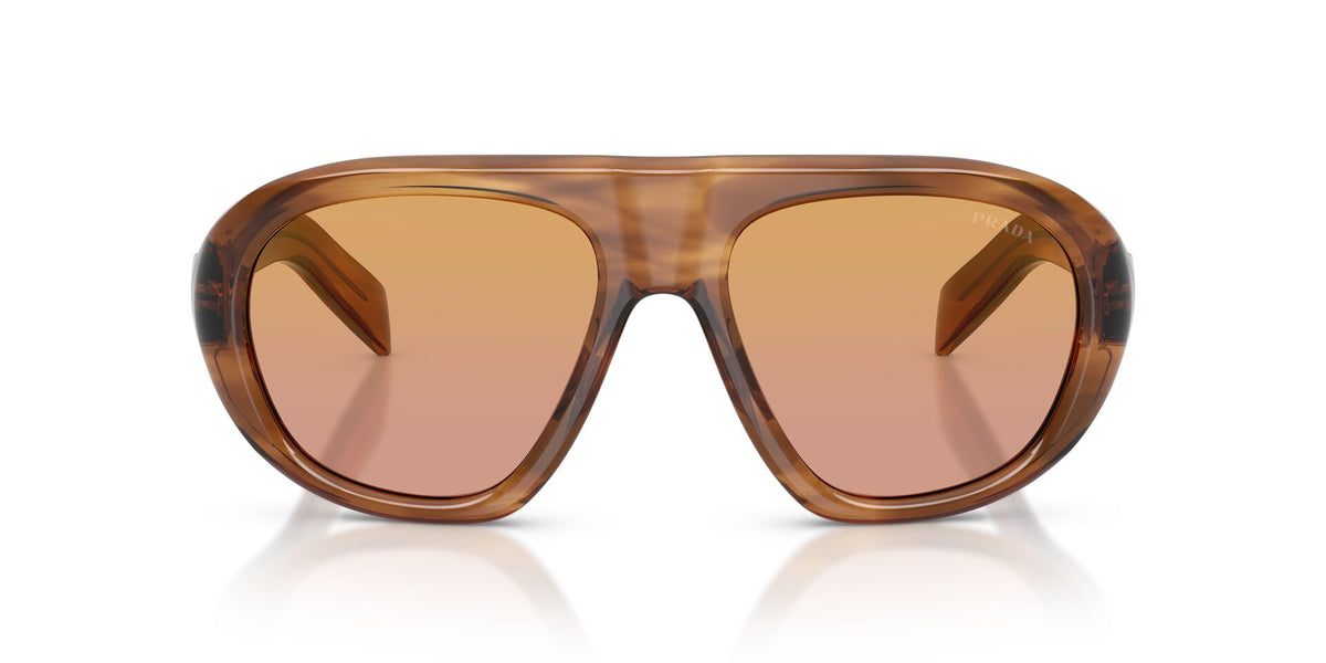 Lentes de Sol Prada 0PR_C05S Palisandro rayado – vista frontal