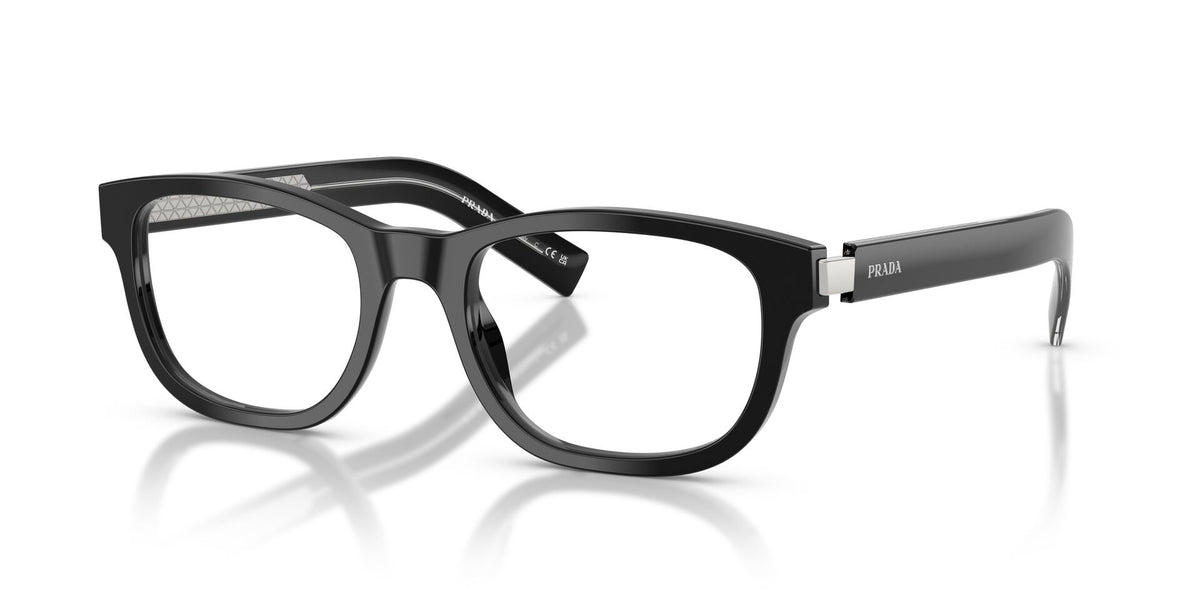 Lentes Ópticos Prada 0PR_D16V Negro – vista tres cuartos