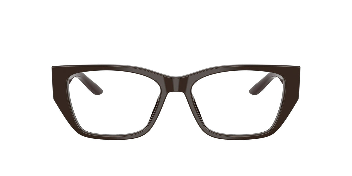 Lentes Ópticos Prada 0PR_D20V Café tabaco – vista frontal sin sombra