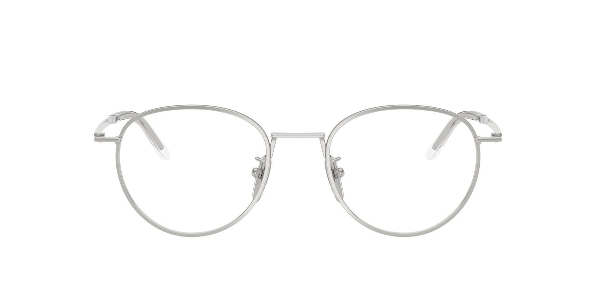 Lentes Ópticos Prada 0PR_D57VD Plata – vista frontal sin sombra