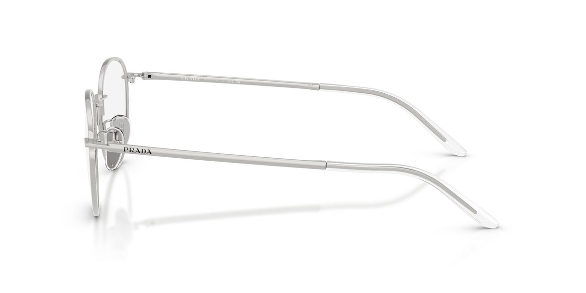 Lentes Ópticos Prada 0PR_D57VD Plata – vista tres cuartos