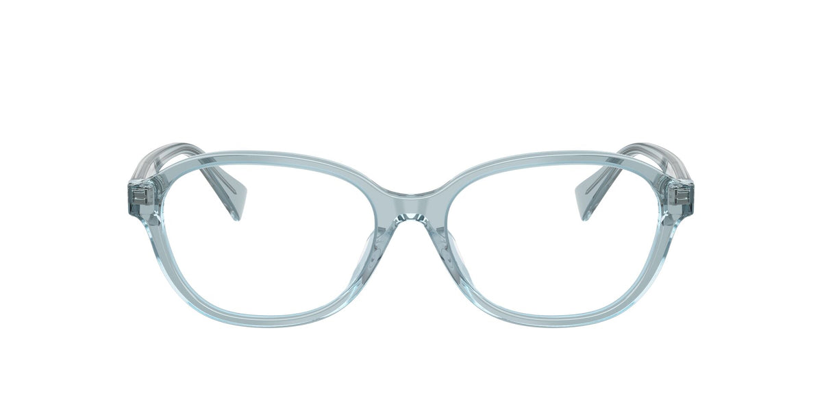 Lentes Ópticos Ralph 0RA7203U Azul transparente – vista frontal sin sombra