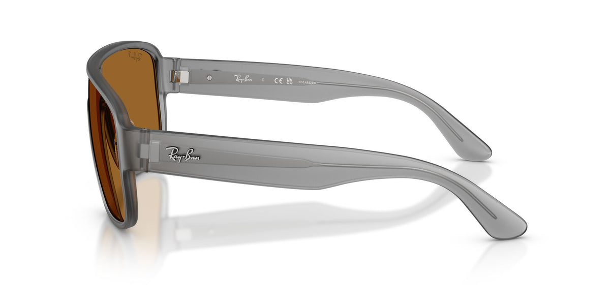 Lentes de Sol Ray-Ban 0RB2229 Gris mate – vista lateral