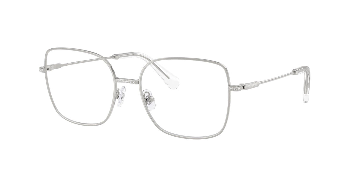 Lentes Ópticos Swarovski 0SK1041 Plata – vista tres cuartos sin sombra