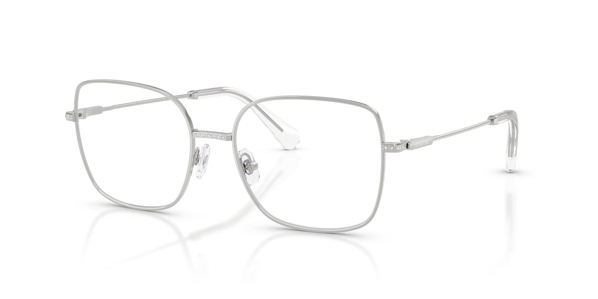 Lentes Ópticos Swarovski 0SK1041 Plata – vista tres cuartos