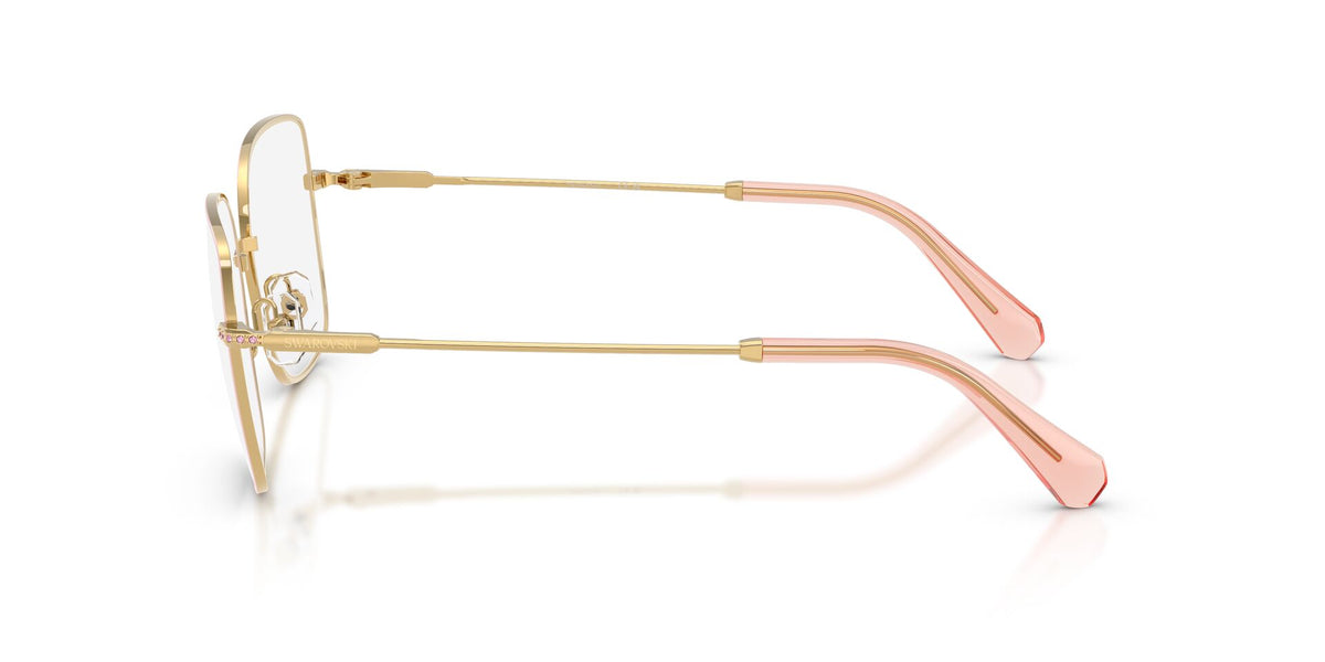 Lentes Ópticos Swarovski 0SK1041 Dorado – vista lateral