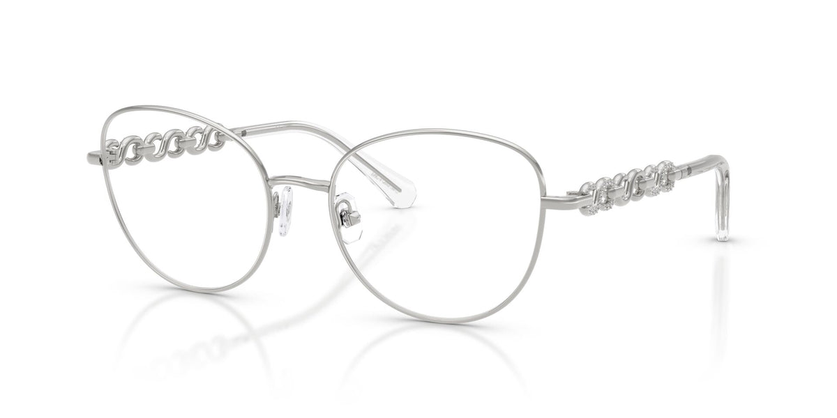 Lentes Ópticos Swarovski 0SK1044 Plata – vista tres cuartos