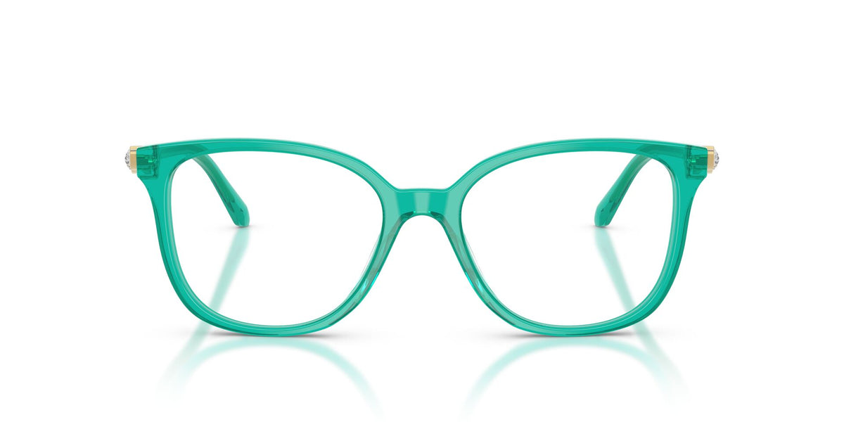 Lentes Ópticos Swarovski 0SK2069 Verde transparente – vista frontal