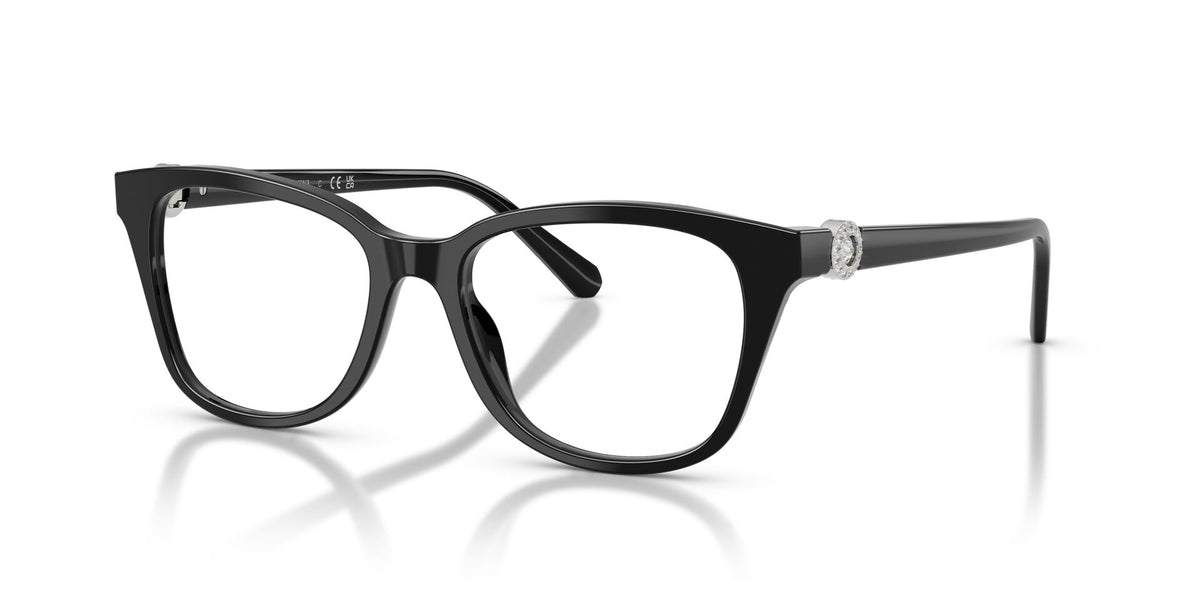 Lentes Ópticos Swarovski 0SK2073 Negro – vista tres cuartos