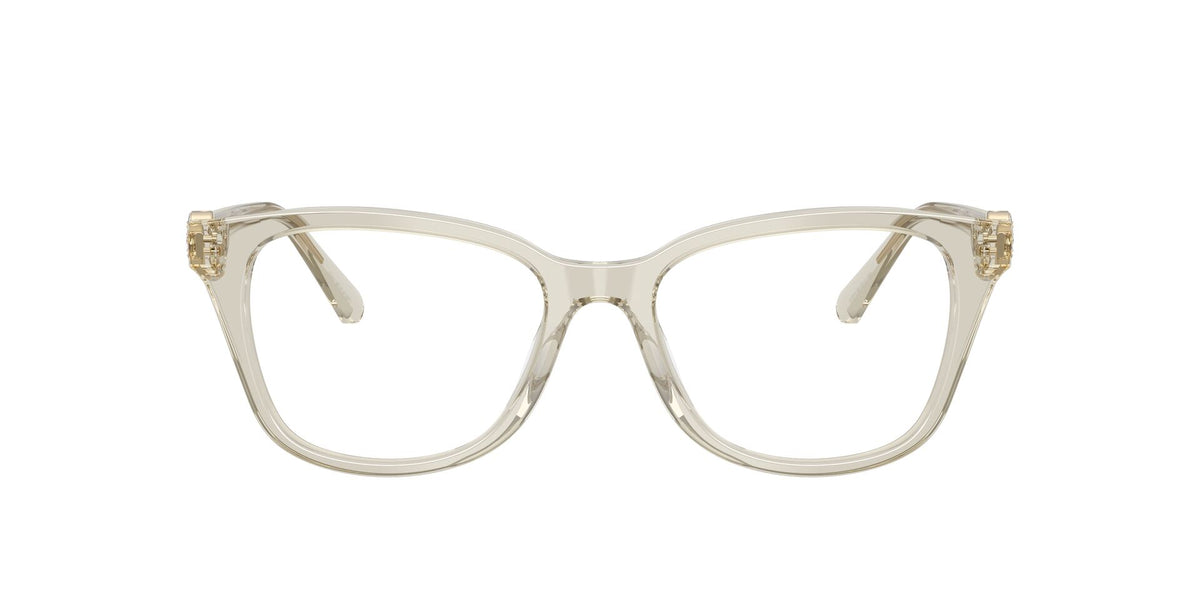 Lentes Ópticos Swarovski 0SK2073 Beige transparente – vista frontal sin sombra