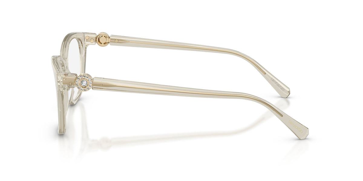 Lentes Ópticos Swarovski 0SK2073 Beige transparente – vista lateral
