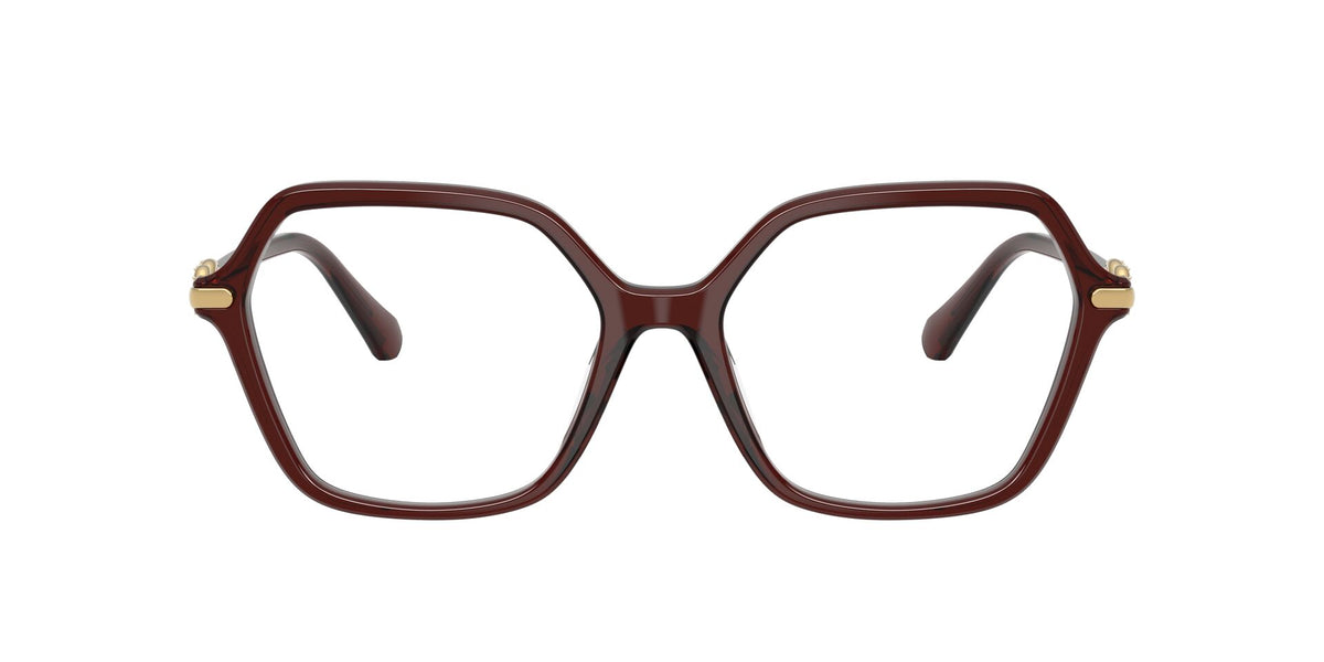 Lentes Ópticos Swarovski 0SK2075 Burdeo transparente – vista frontal sin sombra