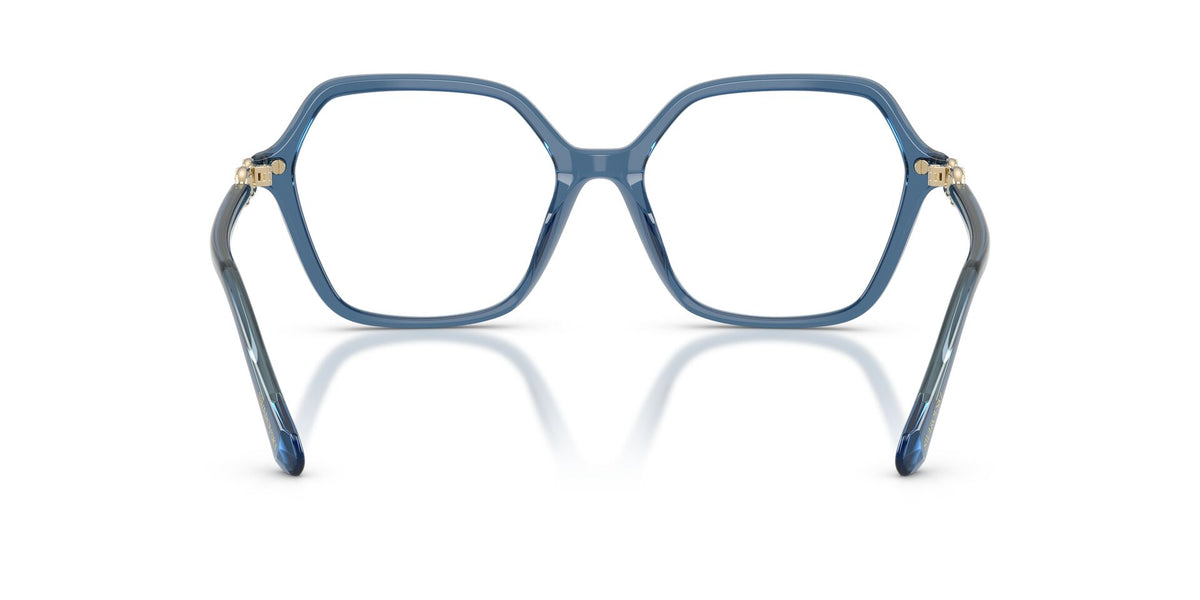 Lentes Ópticos Swarovski 0SK2075 Azul transparente – vista posterior