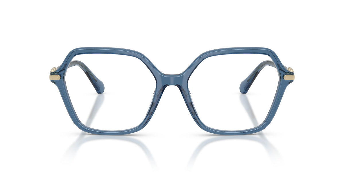 Lentes Ópticos Swarovski 0SK2075 Azul transparente – vista frontal