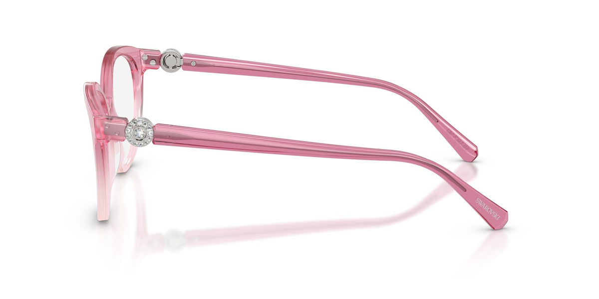 Lentes Ópticos Swarovski 0SK2078 Rosa degradado – vista tres cuartos