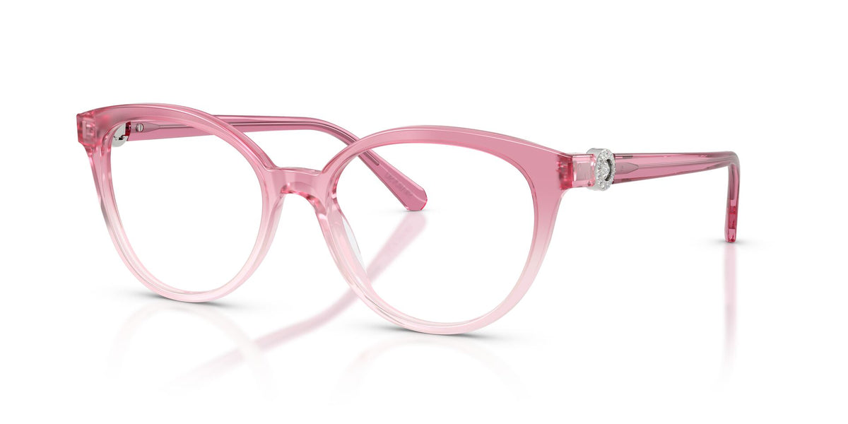 Lentes Ópticos Swarovski 0SK2078 Rosa degradado – vista tres cuartos