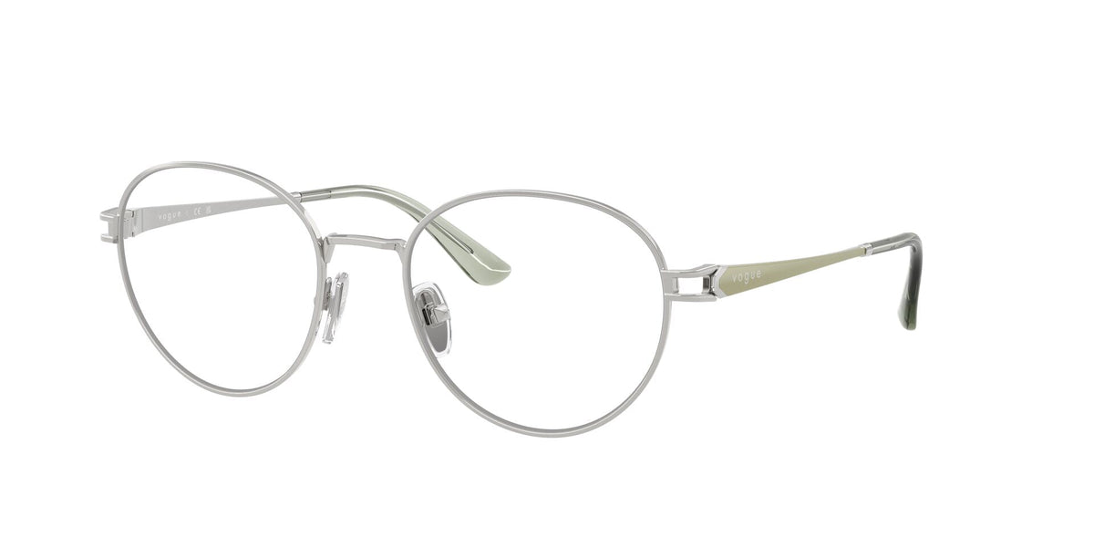 Lentes Ópticos Vogue 0VO4370 Plata – vista tres cuartos sin sombra