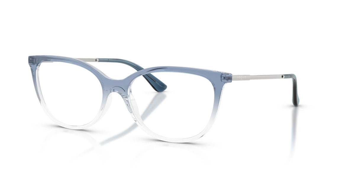 Lentes Ópticos Vogue 0VO5673 Azul degradado – vista tres cuartos