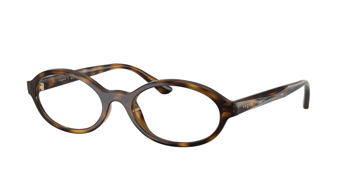 Lentes Ópticos Vogue 0VO5728U Habana oscuro – vista tres cuartos sin sombra
