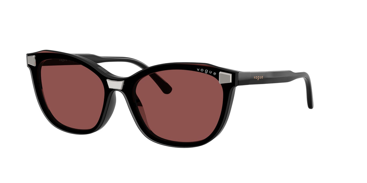 Lentes Ópticos Vogue 0VO5746S Negro – vista tres cuartos sin sombra