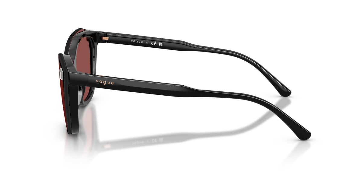 Lentes Ópticos Vogue 0VO5746S Negro – vista tres cuartos
