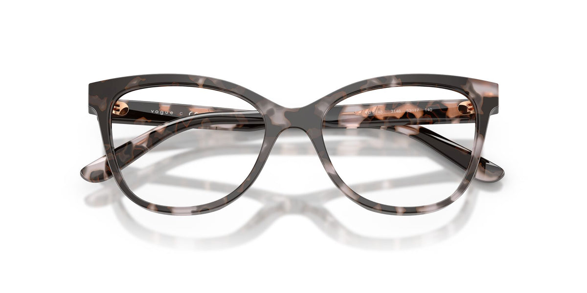 Lentes Ópticos Vogue 0VO5748 Carey violeta – vista frontal cerrado